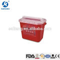 SKQ025 Sharps Container Small Stackable Surgical Supplies Syringe Needles Box